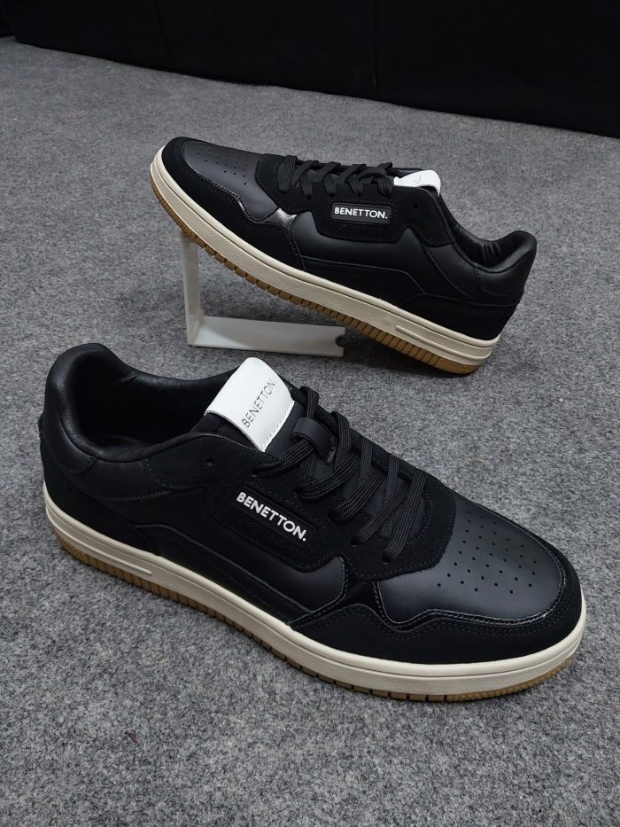 IMG-20250316-WA0001-scaled Benetton Lifestyle Sneakers For Men | Black Edition - Image 1