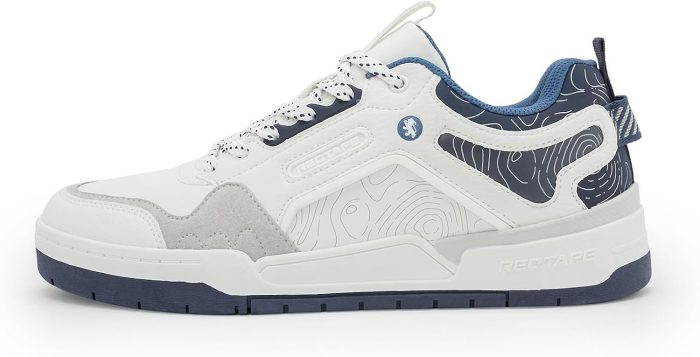 Redtape Casual Sneaker for Men। White And Blue Edition - Image 5