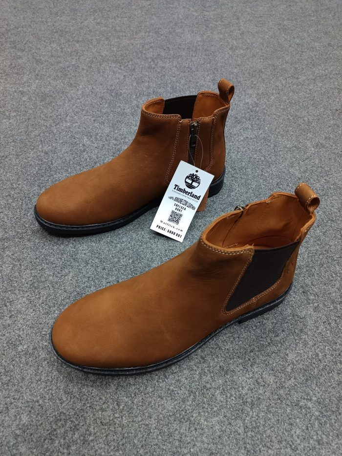 IMG-20251015-WA0190-scaled Timberland Genuine Leather Chelsea Boot | Brown - Image 1