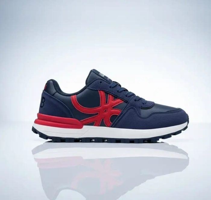 Benetton Suede Lifestyle Sneakers | Navy Edition - Image 4