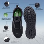Redtape Dial lace Sports Sneakers | Full-Black Edition - Image 2
