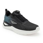 Redtape Dial Lace Sport’s Sneakers | Black White Edition - Image 4