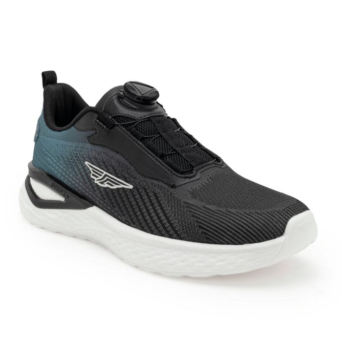 Redtape Dial Lace Sport’s Sneakers | Black White Edition - Image 4