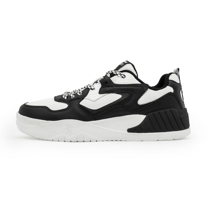 Redtape Black & White Classic Sneakers For Men - Image 3