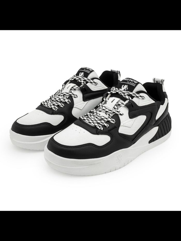 IMG-20250218-WA0008-1 Redtape Black & White Classic Sneakers For Men - Image 1