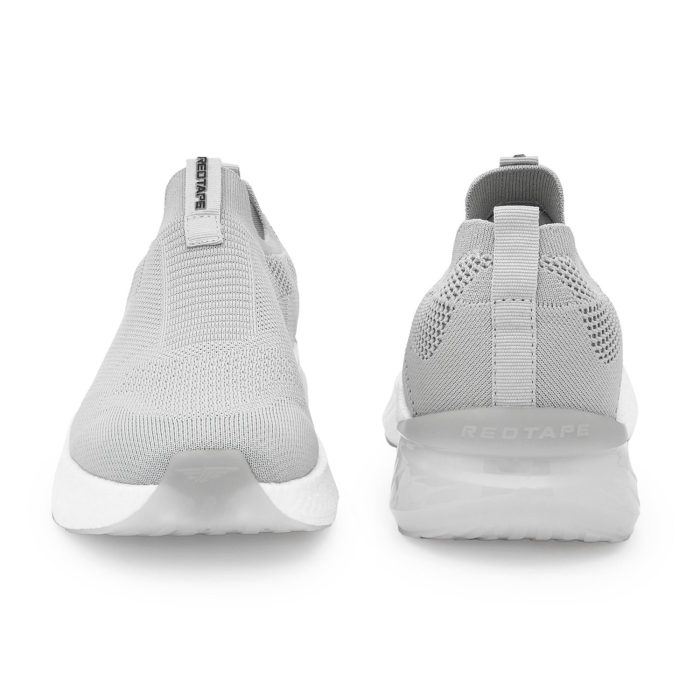 Redtape ETPU Men’s Walking Slip-On Shoes for Extra Comfort | White-Edition - Image 3