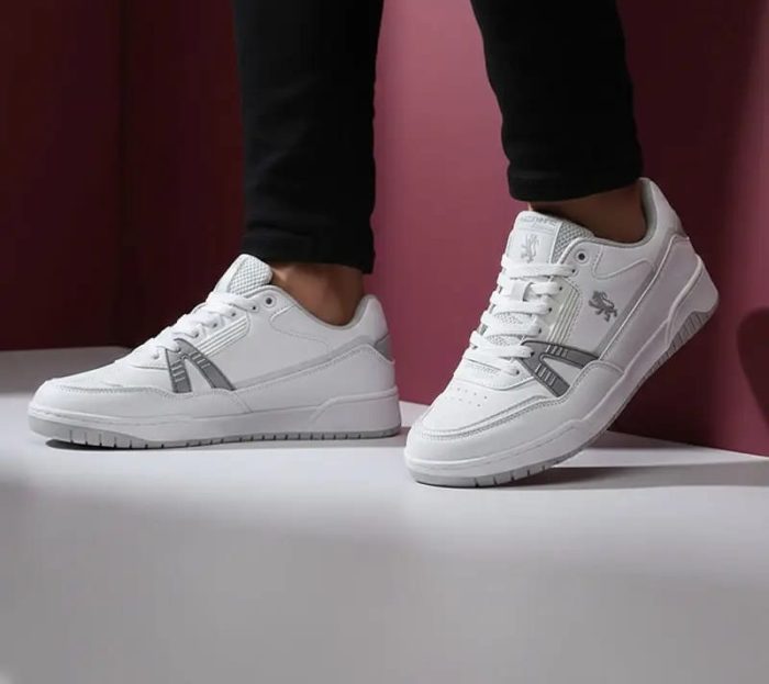 lowcut Grey Sneakers - Image 3