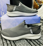 Skechers Mens Slip-On Shoe Dark Grey  Edition - Image 3