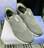 Skechers Mens Slip-On Shoe Dark Grey  Edition - Image 2