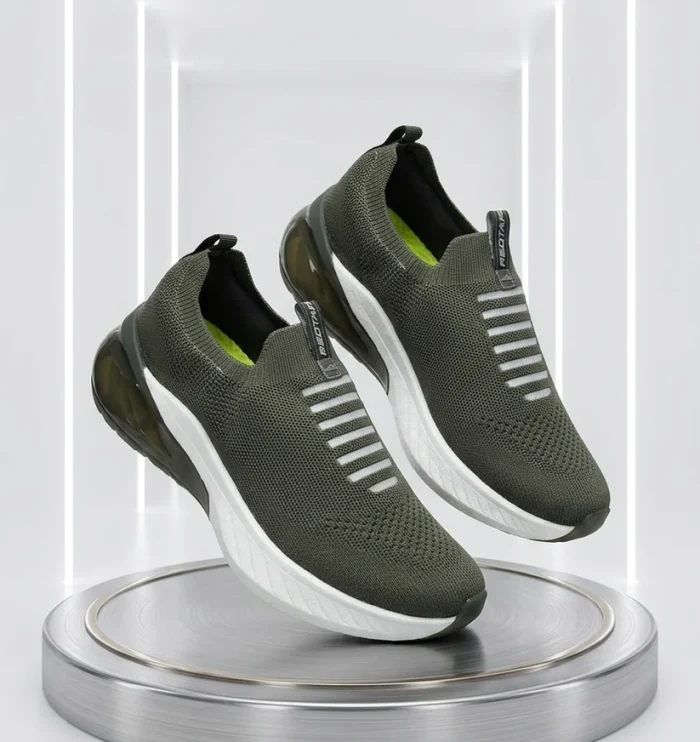 REDTAPE SLIP-INS” 𝐒𝐧𝐞𝐚𝐤𝐞𝐫 (PURE OLIVE STRIPE) - Image 2