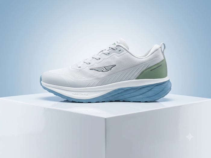 🖤 Redtape Running Athleisure Sports Shoes – Blue And Silver  Edition - Image 3
