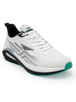 Athleisure Jacquard Mesh Sneakers for Men in Grey and Black - Image 5