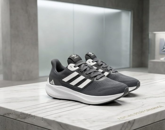 Adidas Pureboost 23 – Grey/White - Image 4