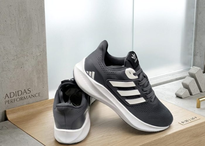 Adidas Pureboost 23 – Grey/White - Image 3